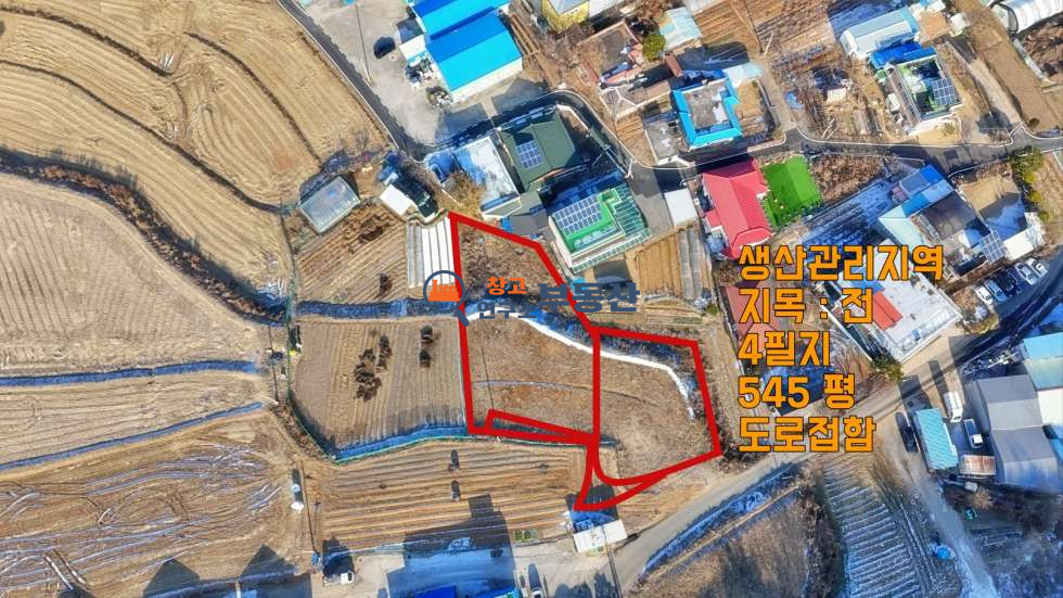 경기 파주시 광탄면 용미리 #545평#평당150만원#전4필지#도로접함 매매 매물번호 15021 사진 1