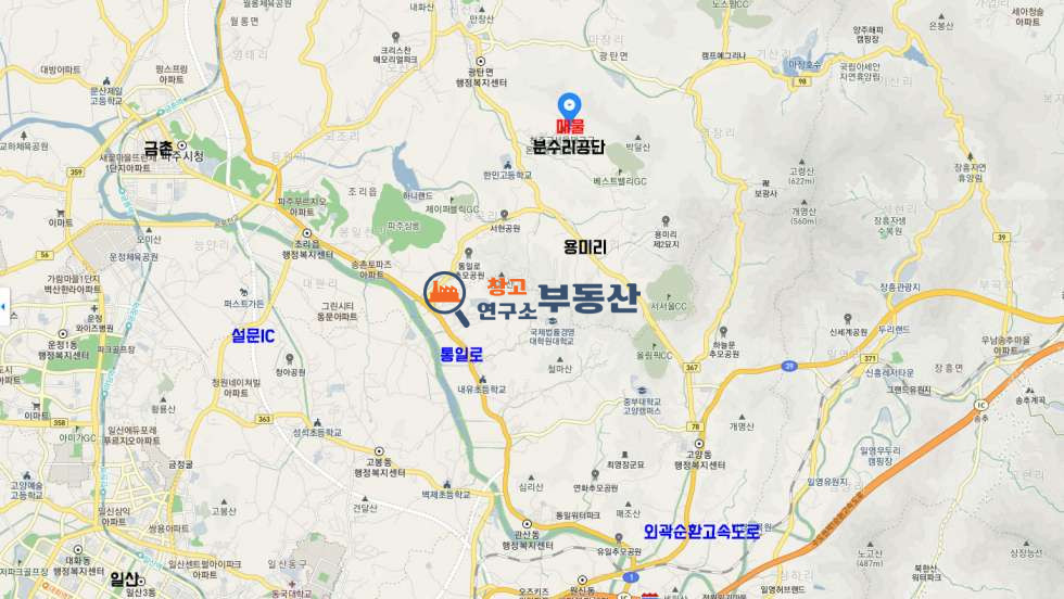 경기 파주시 광탄면 분수리 저렴한 공장건축용 부지(임야) 매매 매물번호 11315 사진 3