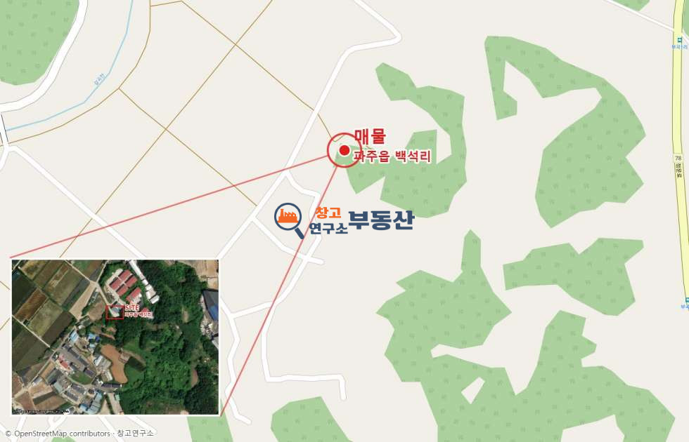 경기 파주시 파주읍 백석리 #60평 #2종근린제조 #높은층고 #저렴임대료 #대형차량 #민원무 월세 매물번호 17973 사진 2