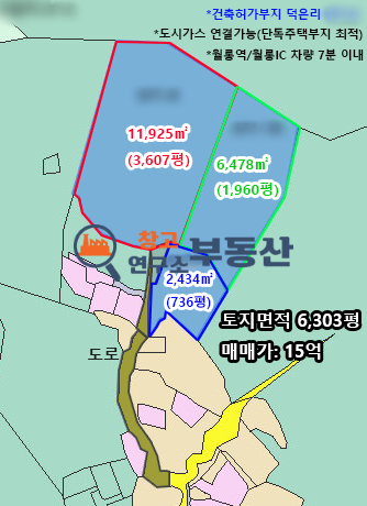 경기 파주시 월롱면 덕은리 토지 6,303평 덕은리 건축 허가 부지 매매 매매 매물번호 13863 사진 1
